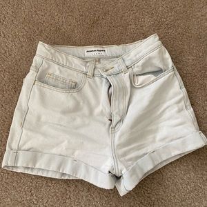 american apparel jean shorts